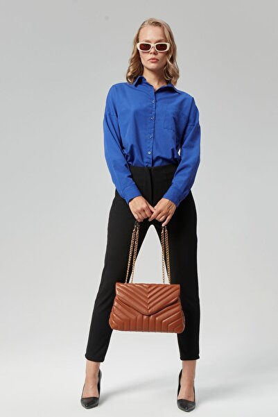 Morpelikan Γυναικεία τσάντα ώμου με καπιτονέ με χρυσό λουράκι αλυσίδας - Τρία διαμερίσματα