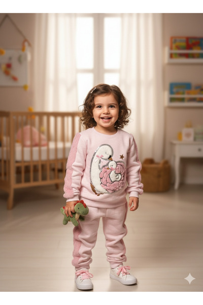 Miss Melinda Kids Costum gros pentru fetiță, cu detalii din pluș, cu buzunare...