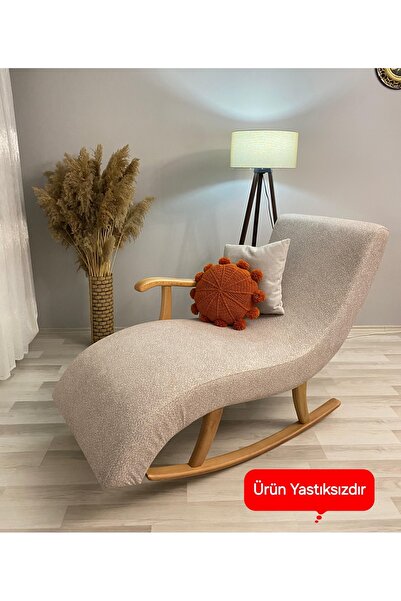 ZH HOME & OFFİCE Puffy Kumaş Sallanan Dinlenme Koltuğu, Tv Koltuğu, ( Yastık ...