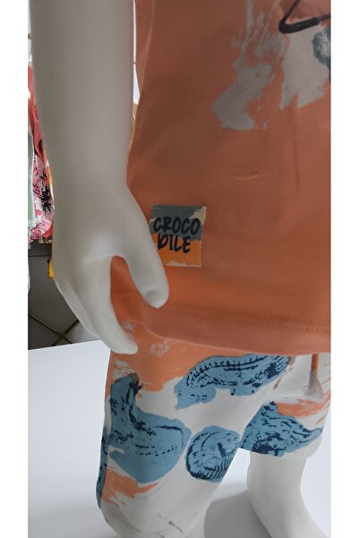 Miniworld Kids Unisex Girls Boys Shorts Bottom Top Set Nursery 100% Cotton Casual Style Design Premium, Orange