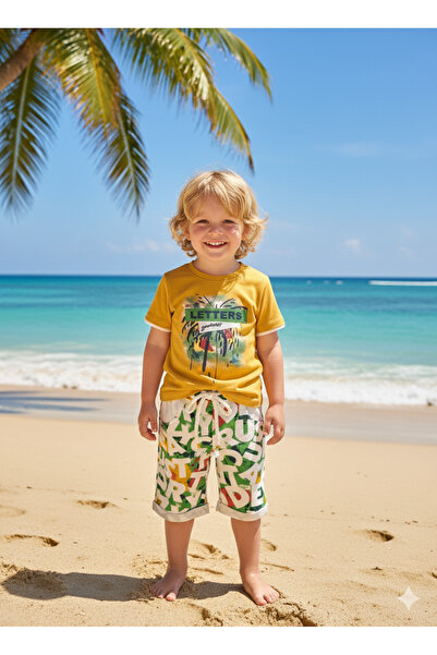 Miniworld Kids Unisex Girls Boys Shorts Bottom Top Set Nursery 100% Cotton Casual Style Design Premium