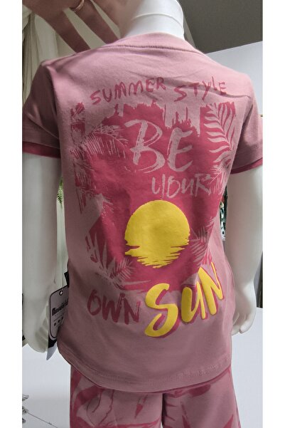 Miniworld Kids Unisex Girls Boys Shorts Bottom Top Set Nursery 100% Cotton Casual Style Design Premium, Coral