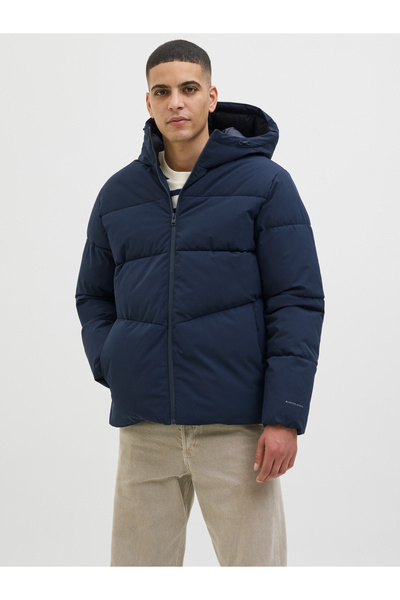 Jack & Jones Куртка-пуховик Jack Jones Jjglobal Erkek Lacivert Mont 12283517-04