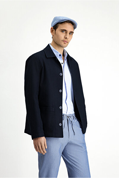 Kiğılı Jachetă sport din bumbac cu ajustare normală