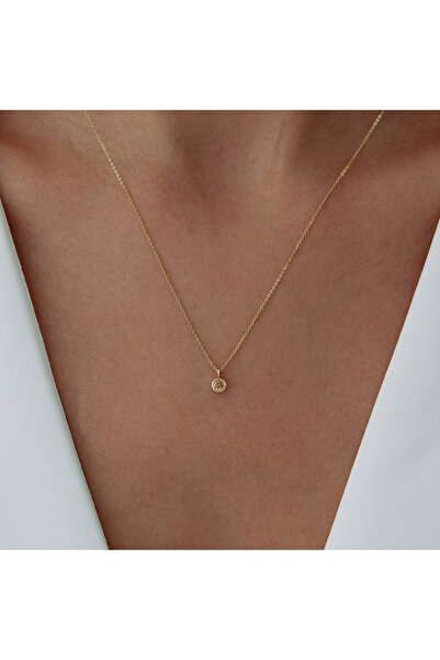 Cherry by Özkonak Citrine Doğum Taşı Kolye