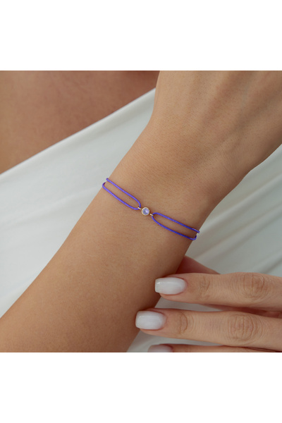 Cherry by Özkonak Kova Burcu Amethyst İpli Bileklik
