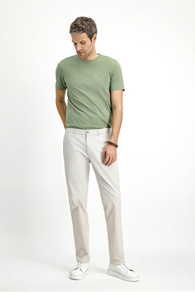 Kiğılı Regular Fit Likralı Kanvas / Chino Pantolon