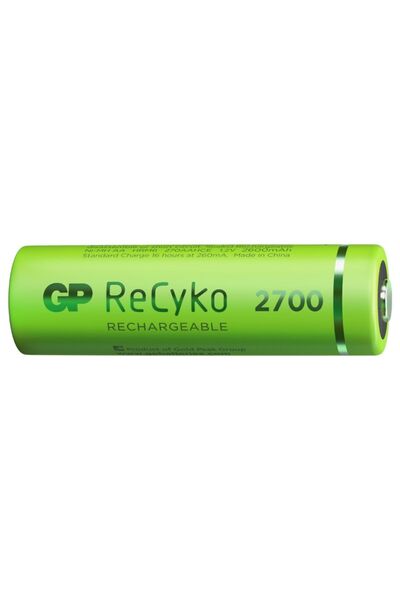 GP Recyko 2700 Serisi Aa Kalem 8'li Şarj Edilebilir Pil