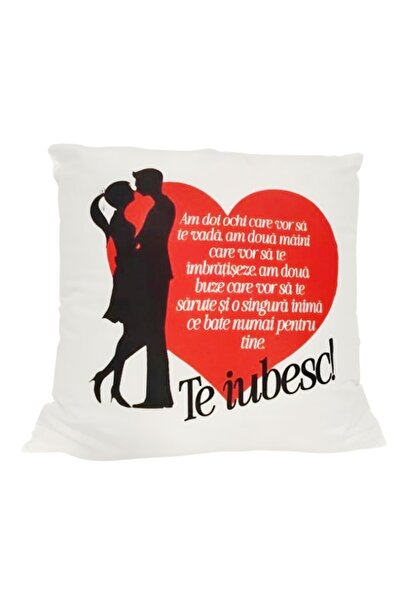 OEM Perna Personalizata cu Mesajul ''Te Iubesc'' , 40X40