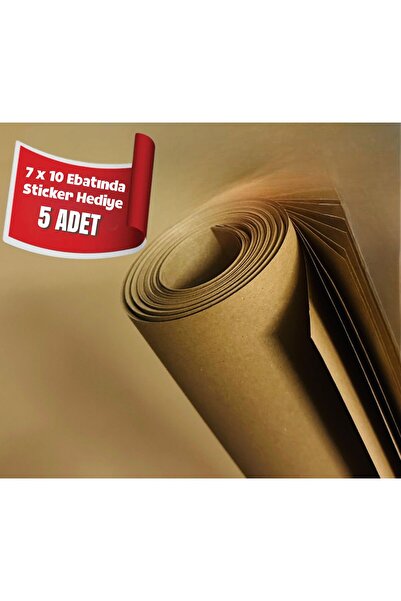 ORCOPY Kraft Kağıt 100x100 cm 90gr 5 Adet Ambalaj, Paketleme, Hediye ve Çeyiz...