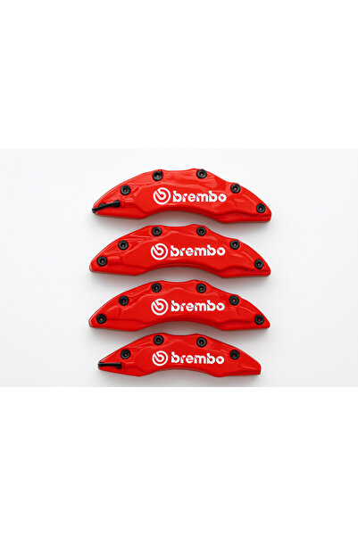 Extra Marketing Kırmızı Plastik Kaliper Kapağı 4’lü Set | Universal Uyumlu Sp...