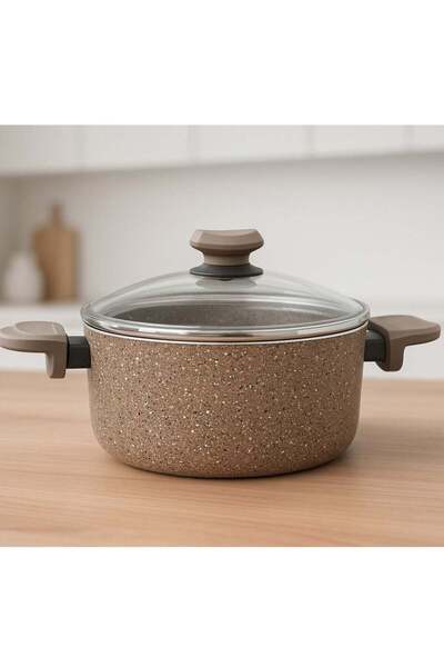 OMS 3110 - 20 CM Granitec Non Stick casserole. Made in Turkey