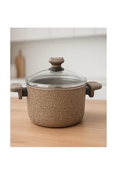 OMS 3110 - 30 CM Brown Granitec Non Stick Casserole