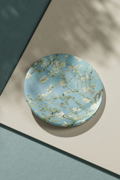 Hume Craft Badem Ağacı İğneli Metal Rozet