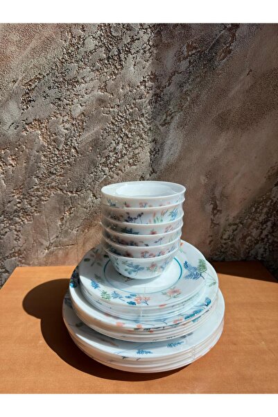 Luminarc Isaure 24 Parça Desenli Yemek Takımı
