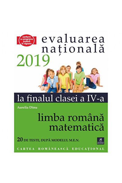 Editura Cartea Romaneasca Educational Evaluarea națională 2019 la sfârșitul c...