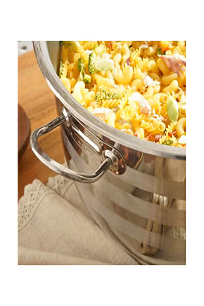 OMS 36Cm Stainless Steel Casserole - Made In Turkey