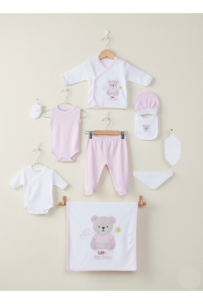 Dapster طقم ملابس للمواليد الجدد، 10 قطع، إصدار المستشفى، طقم ملابس داخلية، 1...