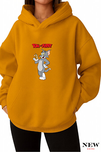 New Shine سويت شيرت بطبعة توم وجيري