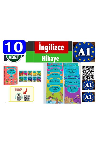 Language Publishers Reading 10 English Stories, Level 5. Class - Stage -2. Q.R. Coded + 1 Workbook Practice Book