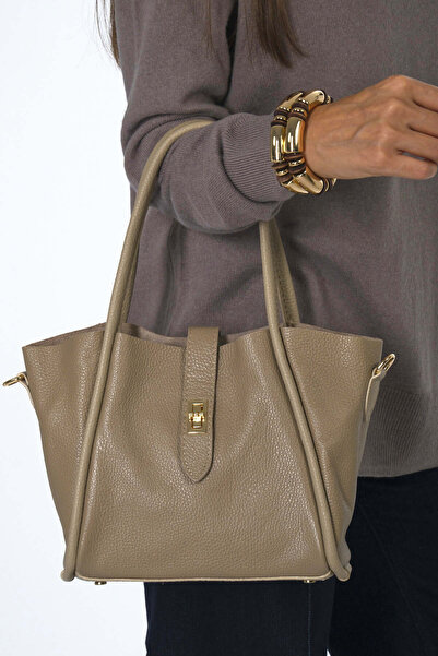 ABBRA Women's Vegan Leather Medium Size Puppy Bag