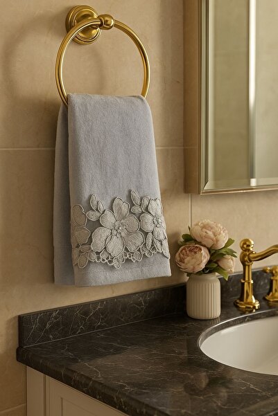 Çeyiz Bahçesi منشفة يد مخملية من Gozde