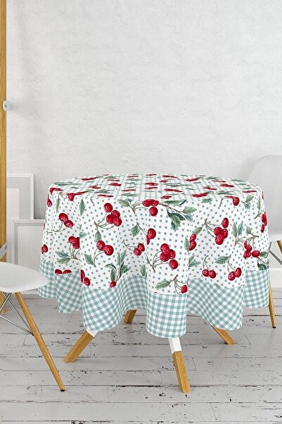 Çt Çeyizci Tekstil Round Tablecloth Digital Printed