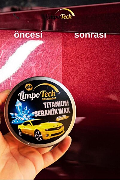 LİMPO TECH TITANIUM SERAMİK Wax 150 Ml /seramik Katkılı Hızlı Ve Pratik Cila 500ML waxcila