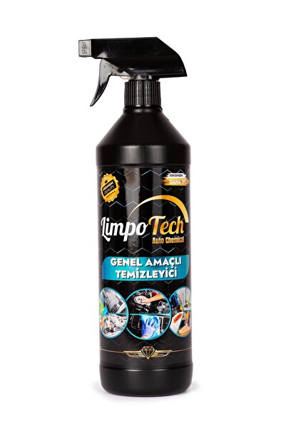 LİMPO TECH Genel Amaçlı Temizleyici, Ev Genel Yüzey Temizleyici, Oto Temizleyici, Çok Amaçlı Temizleyici 1lt