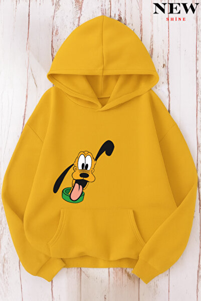 New Shine سويت شيرت مطبوع عليه شخصيات كرتونية