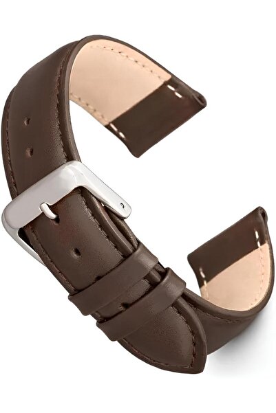 onlinekordon ⌚   22mm Leather Watch Band |   Dark Brown, Classic Model, Compatible with 46mm Watch Cases