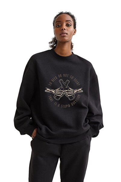 DM DOLCE MORE Φούτερ Unisex με στάμπα με 3 νήματα χτενισμένο βαμβάκι