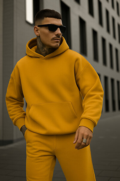 E-ROMA SWEAT OVERSIZE CU GUGĂ