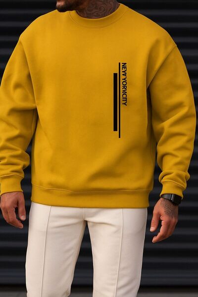 E-ROMA SWEATSHIRT UNISEX IMPRIMAT NEW YORK CITY