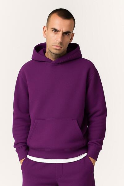 E-ROMA SWEATSHIRT UNISEX CU GLUGĂ