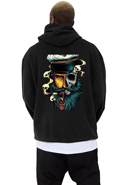 DM DOLCE MORE سترة رياضية بقلنسوة مطبوعة من القطن الممشط بثلاثة خيوط