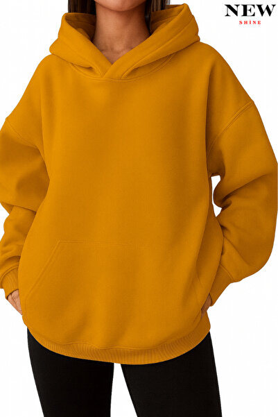 New Shine سويت شيرت بقلنسوة للجنسين