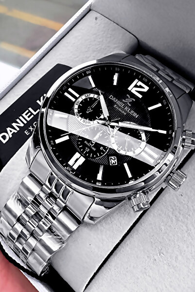 Daniel Klein Exclusive Men Wristwatch 3 Atm Waterproof Gumus Color Steel Band Gift Bracelet Dke2117C4