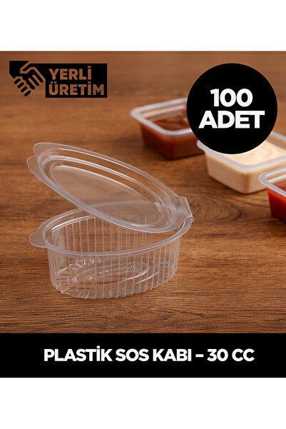 Sepet Doldur Plastic Sauce Container – 30 Cc – 100 Pieces