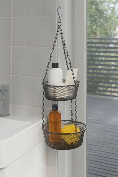 VENON Декоративна вішалка для ванної кімнати Організація ванної кімнати Біля ванни Джакузі Тобто Збірник Готель Бунгало Пансіонат Чорний