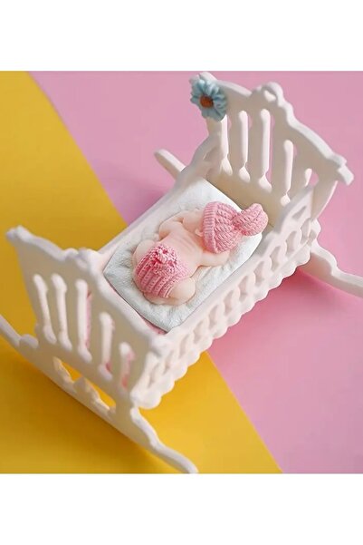 Yaratıcı sanatlar atölyesi 2 Adet Gerçekçi Ayrıntılara Sahip Mini Yenidoğan B...