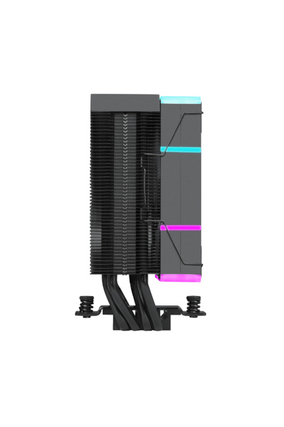 Thermo مبرد هواء رقمي ARGB من Titan N400D - أسود