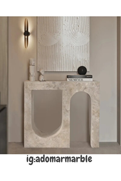 adomarmarblehandmadeandluxury ADOMAR Traverten Dresuar, Mermer Dresuar, Antre...