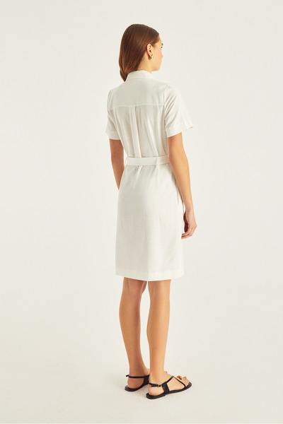 Naramaxx Kemerli Gömlek Elbise