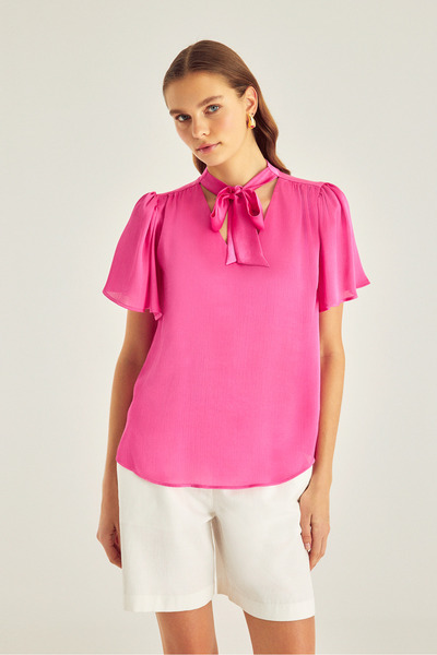 Naramaxx Yakası Bağlamalı Bluz