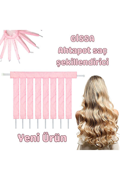 Genel Markalar Isı Yok – Kırılma Yok! Ahtapot Saç Şekillendirici (Pembe)