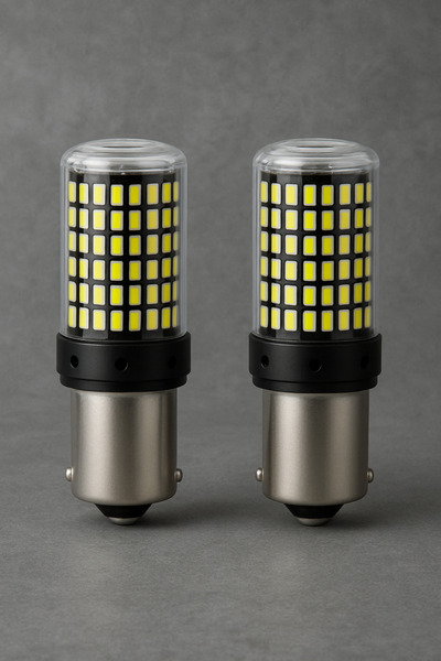 Extra Marketing P21W 144 Led Beyaz Araç Ampulü Tek Duy 12V Ultra Parlak Oto Led Geri Vites Park Ampulü (2 Adet)