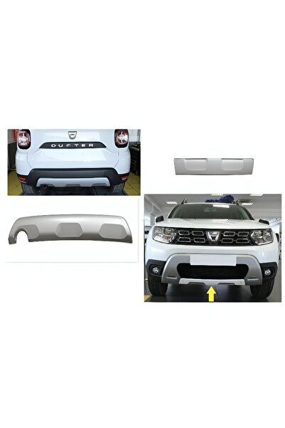 ROAL TUNİNG Duster ön ve arka tampon koruması difüzör takım 2018 üzeri