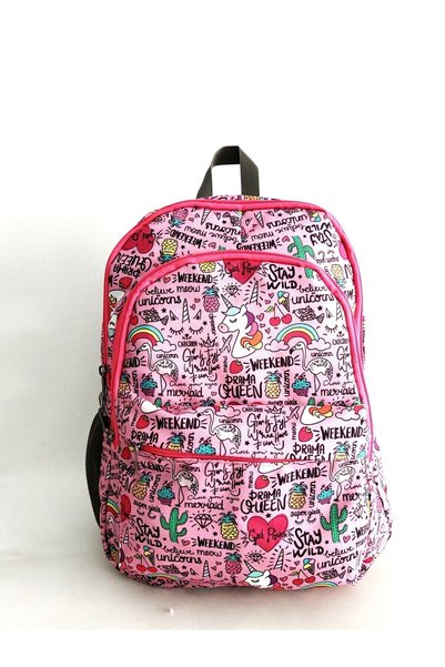 NewBag Rucsac școlar Unicorn pentru fete - Set de 3 (SEZON NOU)