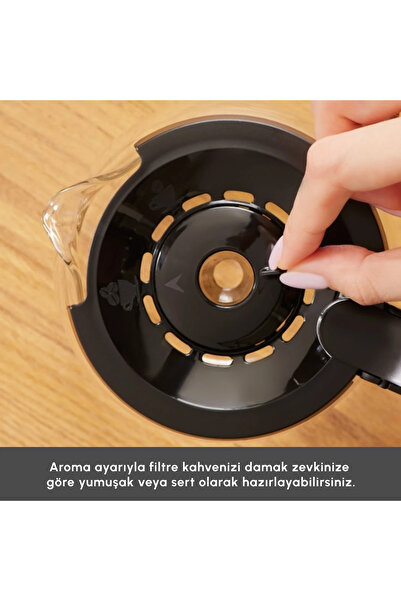 Karaca 6 in 1 Talking Latte Cappuccino and Emberde Turkish Coffee Maker 10 Cup Capacity